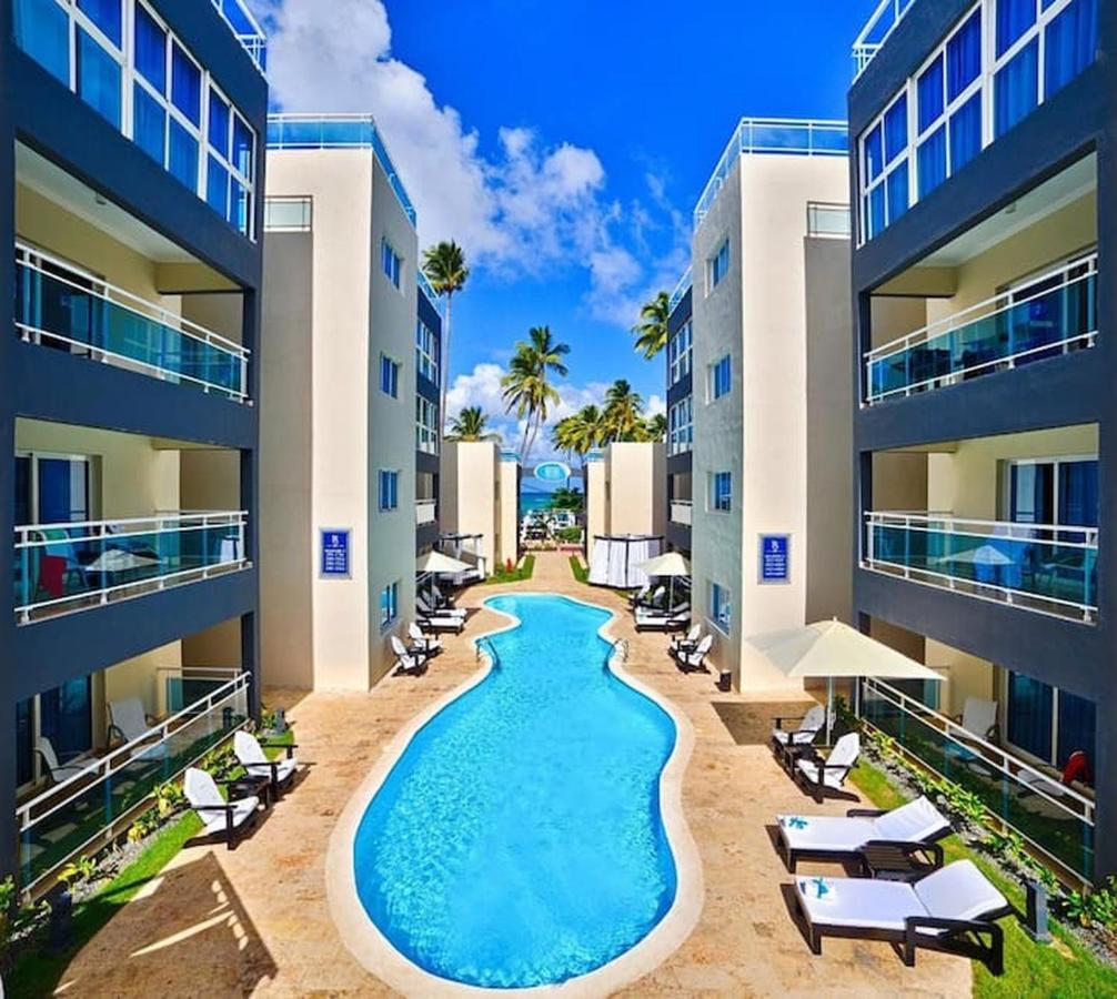 Chic Beachfront Apartment - Private Beach Access Punta Cana Dış mekan fotoğraf